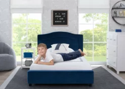 Delta Children Upholstered Twin Bed Twin Beds & Headboards