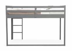 Delta Children Twin Loft Bed With Guardrail And Ladder Twin Beds & Headboards