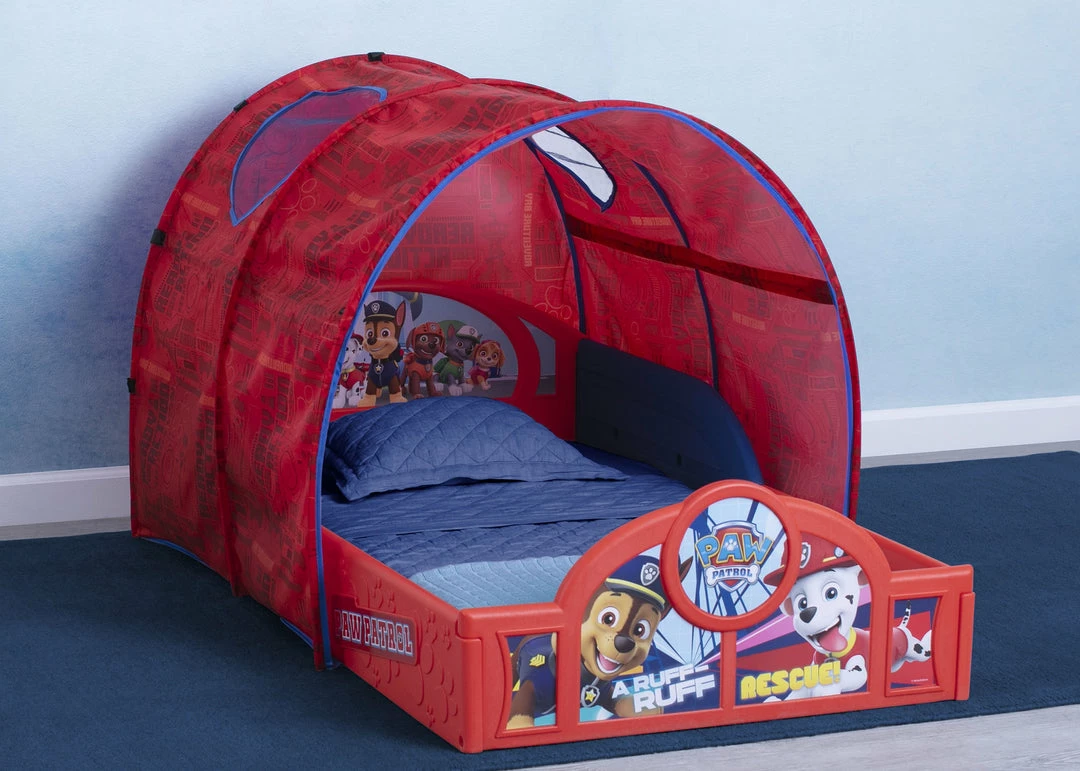 Delta Children PAW Patrol Sleep And Play Toddler Bed With Tent 3 Delta Children PAW Patrol Sleep And Play Toddler Bed With Tent