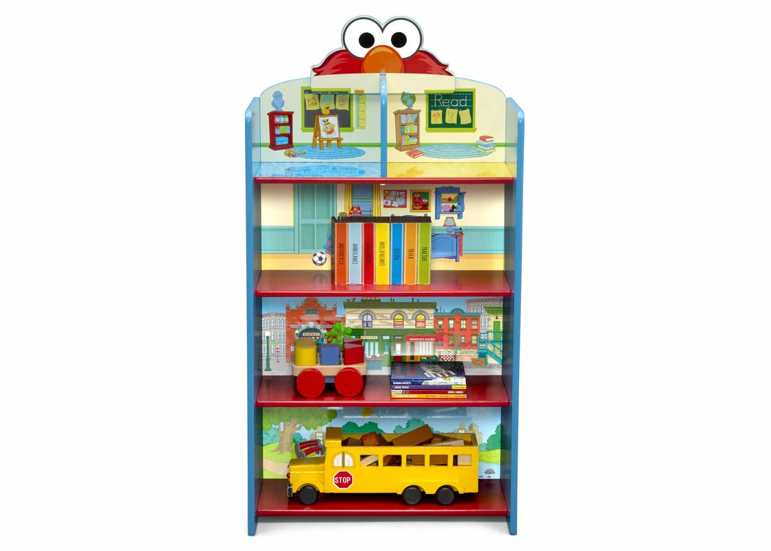 Delta Children Sesame Street Wooden Playhouse 4-Shelf Bookcase For Kids Sale 4 Delta Children Sesame Street Wooden Playhouse 4-Shelf Bookcase For Kids Sale