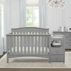 Delta Children Birkley Convertible Crib And Changer Baby Cribs
