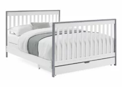 Delta Children Baby Cribs Mercer 6-in-1 Convertible Crib With Storage Trundle
