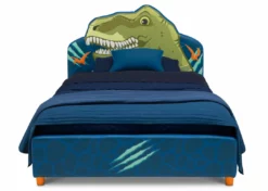 Delta Children Twin Beds & Headboards Dinosaur Upholstered Twin Bed