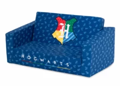 Delta Children Harry Potter Cozee Flip-Out Sofa - 2-in-1 Convertible Sofa To Lounger For Kids Kids’ Chairs