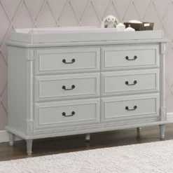 Simmons Kids Juliette 6 Drawer Dresser With Changing Top Dressers & Changing Tables