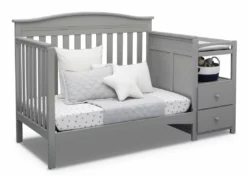 Delta Children Birkley Convertible Crib And Changer Baby Cribs