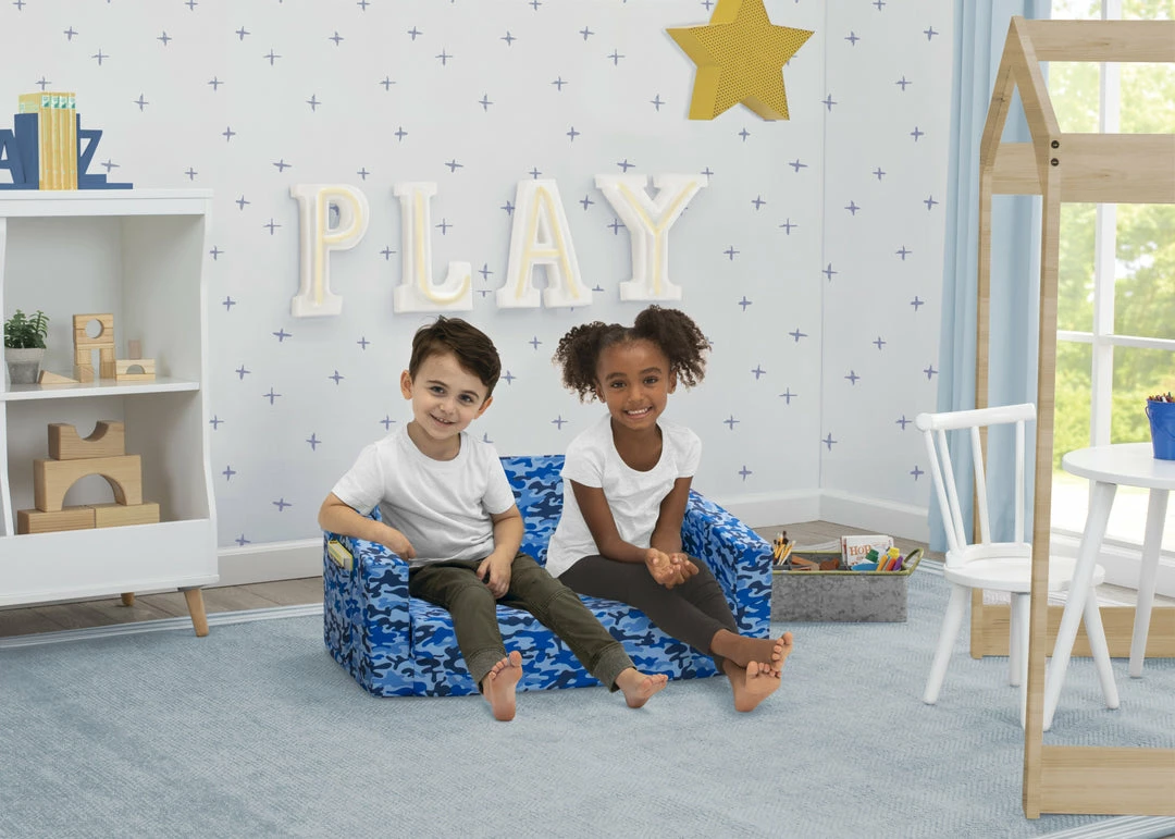 Delta Children Cozee Flip-Out Sofa - 2-in-1 Convertible Sofa To Lounger For Kids Kids’ Chairs 4 Delta Children Cozee Flip-Out Sofa - 2-in-1 Convertible Sofa To Lounger For Kids Kids’ Chairs