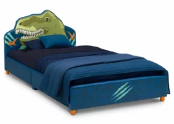 Delta Children Twin Beds & Headboards Dinosaur Upholstered Twin Bed