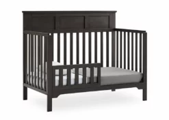 Delta Children Baby Cribs Sweet Beginnings Hart Flat Top 6-in-1 Convertible Crib