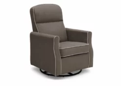 Delta Children Clair Slim Nursery Glider Swivel Rocker Chair Gliders & Rocking Chairs