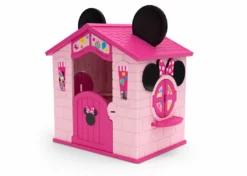 Delta Children Toys & Play Minnie Mouse Plastic Indoor/Outdoor Playhouse With Easy Assembly