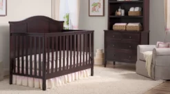 Delta Children Baby Cribs Madrid 4-in-1 Convertible Crib