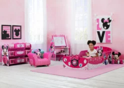 Delta Children Minnie Mouse Interactive Wood Toddler Bed