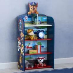 Delta Children PAW Patrol Wooden Playhouse 4-Shelf Bookcase For Kids 11 Delta Children PAW Patrol Wooden Playhouse 4-Shelf Bookcase For Kids