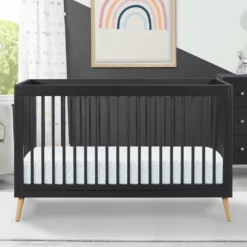 Delta Children Baby Cribs Jordan 4-In-1 Convertible Crib