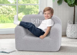 Delta Children Personalized Cozee Sherpa Chair For Kids
