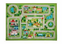Delta Children Rugs Large Road Map Activity Rug For Girls And Boys - 54-inch L X 39-inch W