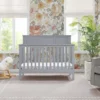 Delta Children Baby Cribs Sweet Beginnings Hart Flat Top 6-in-1 Convertible Crib