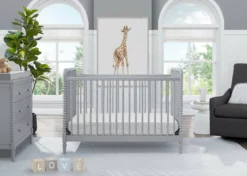Delta Children Saint 4-in-1 Convertible Crib Baby Cribs