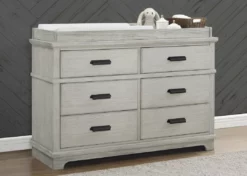 Simmons Kids Asher 6 Drawer Dresser With Changing Top