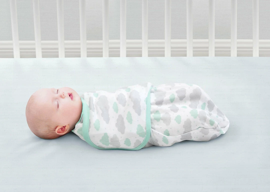 Delta Children Little Lambs Adjustable Swaddle Wrap - Size Large, Fits Babies 3-6 Months/14-18 Lbs., 4-Pack Sale 3 Delta Children Little Lambs Adjustable Swaddle Wrap - Size Large, Fits Babies 3-6 Months/14-18 Lbs., 4-Pack Sale