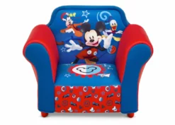 Delta Children Mickey Mouse Kids Upholstered Chair With Sculpted Plastic Frame Kids’ Chairs