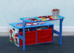 Delta Children Book & Toy Storage Spidey And His Amazing Friends Activity Bench
