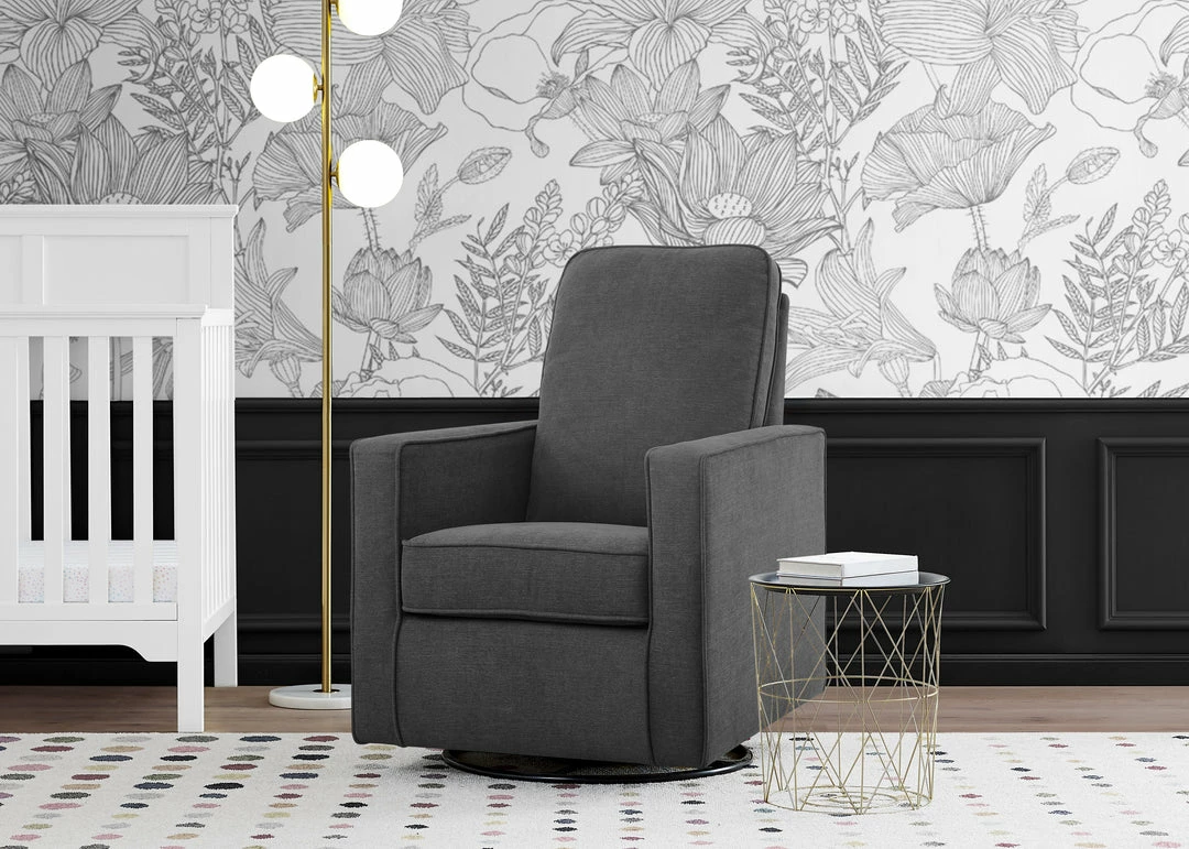 Delta Children Skye Nursery Glider Swivel Chair With LiveSmart Fabric 13 Delta Children Skye Nursery Glider Swivel Chair With LiveSmart Fabric