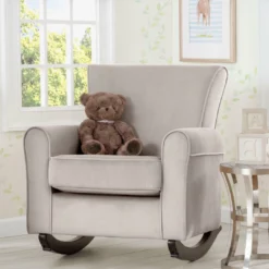 Delta Children Gliders & Rocking Chairs Lancaster Rocking Chair Featuring LiveSmart Fabric By Culp 22 Delta Children Gliders & Rocking Chairs Lancaster Rocking Chair Featuring LiveSmart Fabric By Culp