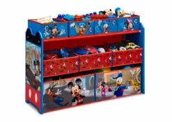 Delta Children Mickey Mouse Deluxe 9 Bin Design And Store Toy Organizer Storage