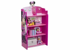 Delta Children Minnie Mouse Wooden Playhouse 4-Shelf Bookcase For Kids 9 Delta Children Minnie Mouse Wooden Playhouse 4-Shelf Bookcase For Kids
