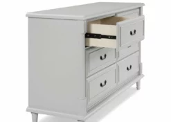 Simmons Kids Juliette 6 Drawer Dresser With Changing Top Dressers & Changing Tables