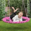 Delta Children Minnie Mouse 40-Inch Saucer Swing For Kids