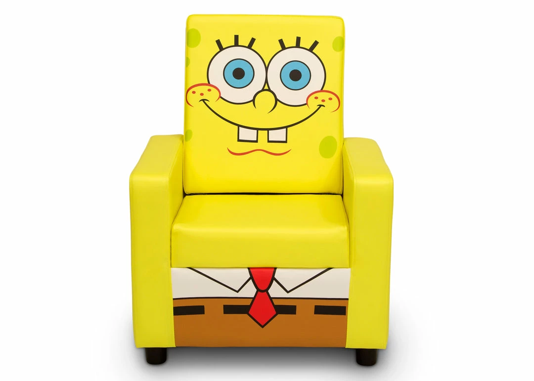 Delta Children SpongeBob SquarePants High Back Upholstered Chair 4 Delta Children SpongeBob SquarePants High Back Upholstered Chair