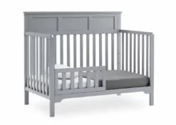 Delta Children Baby Cribs Sweet Beginnings Hart Flat Top 6-in-1 Convertible Crib