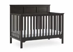 Delta Children Baby Cribs Sweet Beginnings Hart Flat Top 6-in-1 Convertible Crib