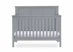 Delta Children Sweet Beginnings Sage Flat Top 6-in-1 Convertible Crib
