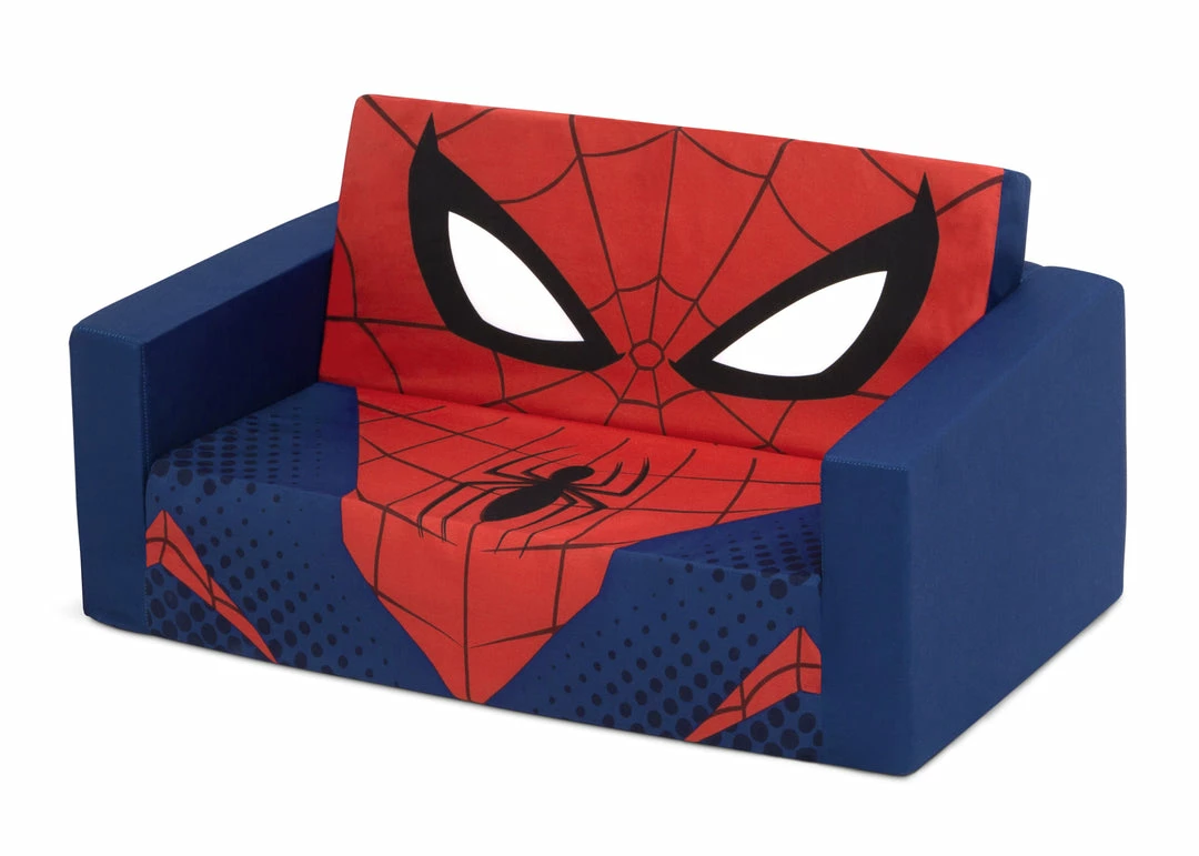 Delta Children Spider-Man Cozee Flip-Out Sofa - 2-in-1 Convertible Sofa To Lounger For Kids 6 Delta Children Spider-Man Cozee Flip-Out Sofa - 2-in-1 Convertible Sofa To Lounger For Kids