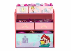Delta Children Storage Princess 6 Bin Design And Store Toy Organizer