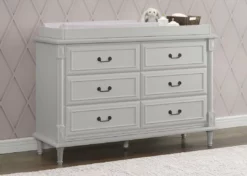 Simmons Kids Juliette 6 Drawer Dresser With Changing Top Dressers & Changing Tables