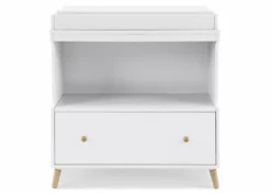 Delta Children Essex Convertible Changing Table With Drawer Dressers & Changing Tables