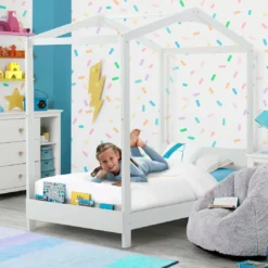 Delta Children Poppy House Twin Bed Twin Beds & Headboards