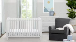 Delta Children Taylor 4-in-1 Convertible Crib Baby Cribs