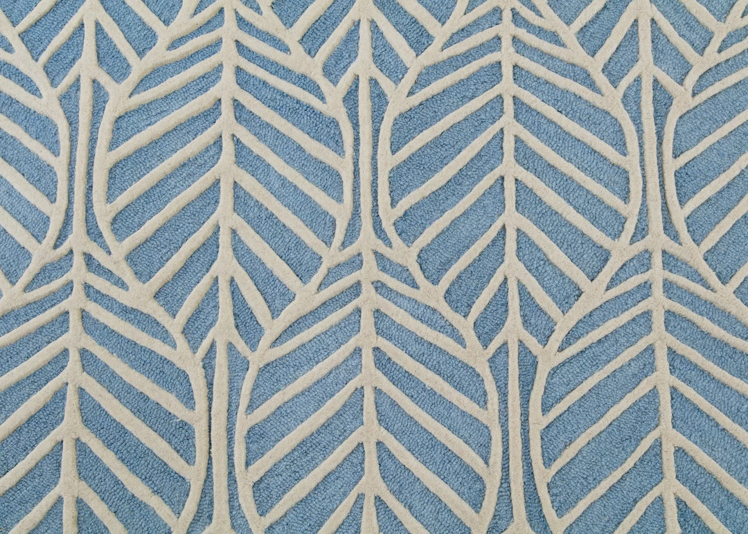 Delta Children Blue Palm Hand-Tufted 100% Wool Area Rug 5x8 What's New 6 Delta Children Blue Palm Hand-Tufted 100% Wool Area Rug 5x8 What's New