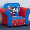 Delta Children Mickey Mouse Kids Upholstered Chair With Sculpted Plastic Frame Kids’ Chairs