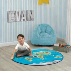 Delta Children World Map Round Area Rug For Kids, 39-Inch 11 Delta Children World Map Round Area Rug For Kids, 39-Inch