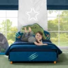 Delta Children Twin Beds & Headboards Dinosaur Upholstered Twin Bed 1 Delta Children Twin Beds & Headboards Dinosaur Upholstered Twin Bed