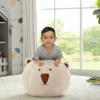 Delta Children Bear Plush Foam Pouf Ottoman