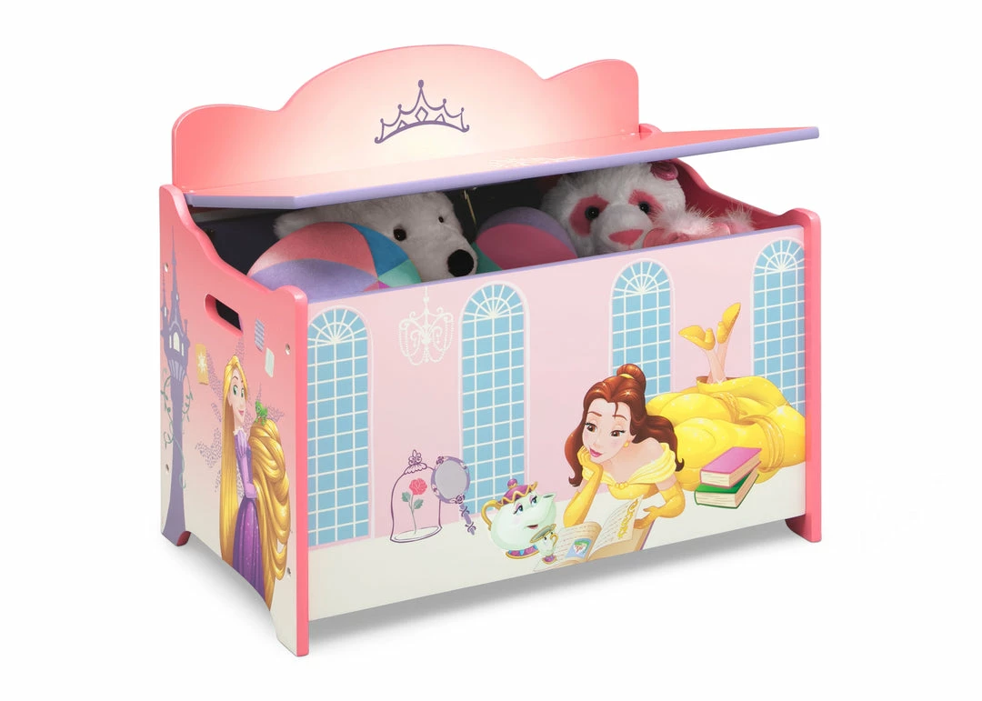 Delta Children Princess Deluxe Toy Box 5 Delta Children Princess Deluxe Toy Box