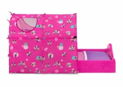 Delta Children Toddler Beds Minnie Mouse Plastic Sleep And Play Toddler Bed With Canopy